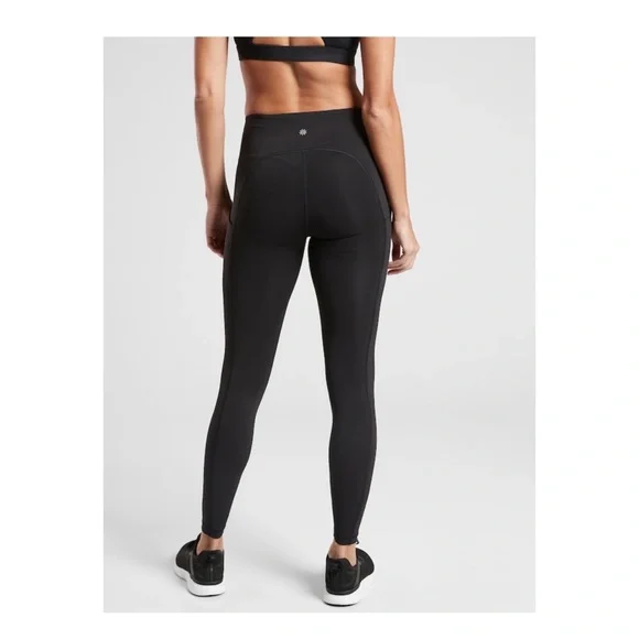 Athleta Ultimate Stash Pocket Tight // Black #981892 - Picture 2 of 10